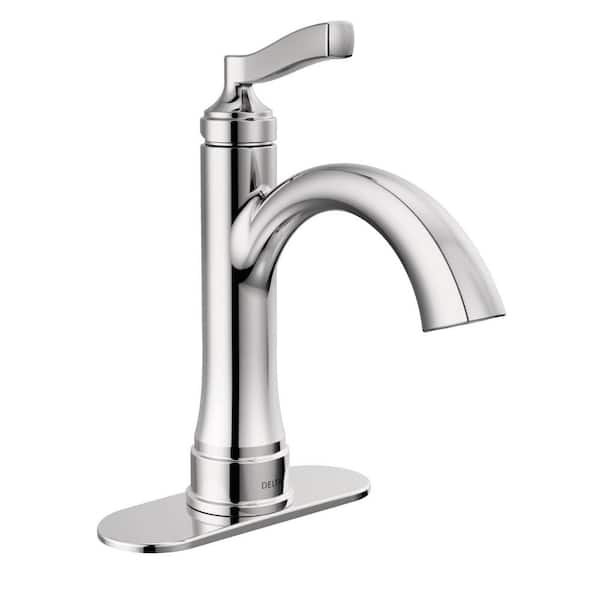 Delta Faryn Single Handle Single Hole Bathroom Faucet in Polished Chrome