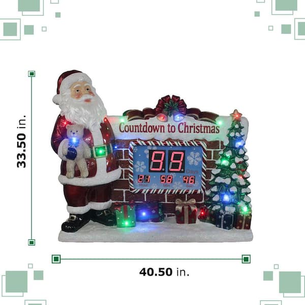 Fraser Hill Farm 5 ft. LED Christmas Stacking Snowman Pair with Musical Countdown  Clock FFRS062-SNM3-WT - The Home Depot