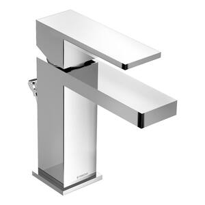 Duro Single Hole Single-Handle Bathroom Faucet with Drain Assembly in Polished Chrome (1.5 GPM)
