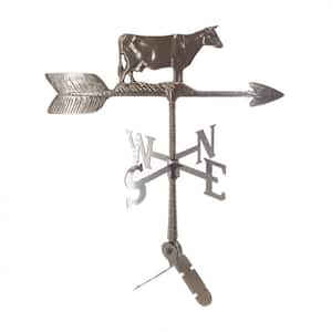 24 in. Aluminum Cow Weathervane - Oil Rubbed