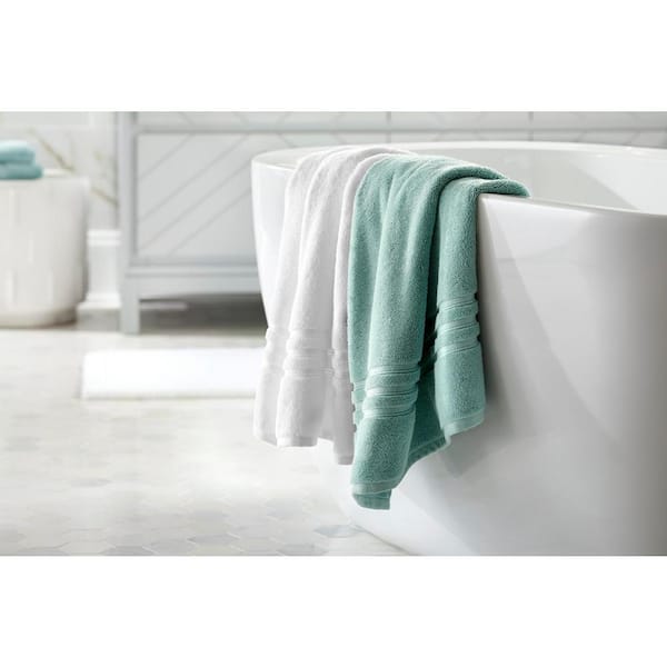 6 Piece Bath Towel for Bathroom 27x54 Towel Set, Ultra Soft Absorbent Bathroom  Towel for Home and Hotel Shower Towel Large Bath Towels 600 GSM, Pale Green