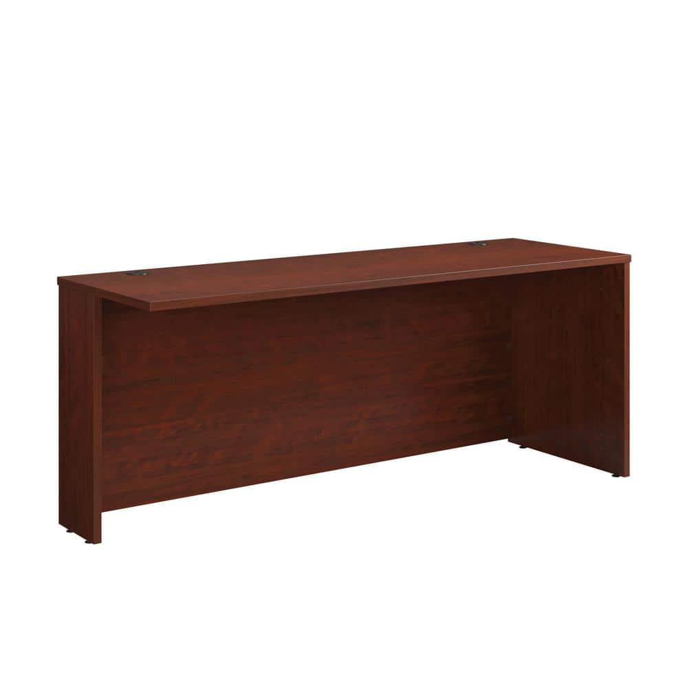 Classic Cherry Executive Wood Desk with Filing Cabinet