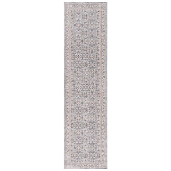 Princeton 3 ft. x 10 ft. Sage/Ivory Distressed Oriental Runner Rug