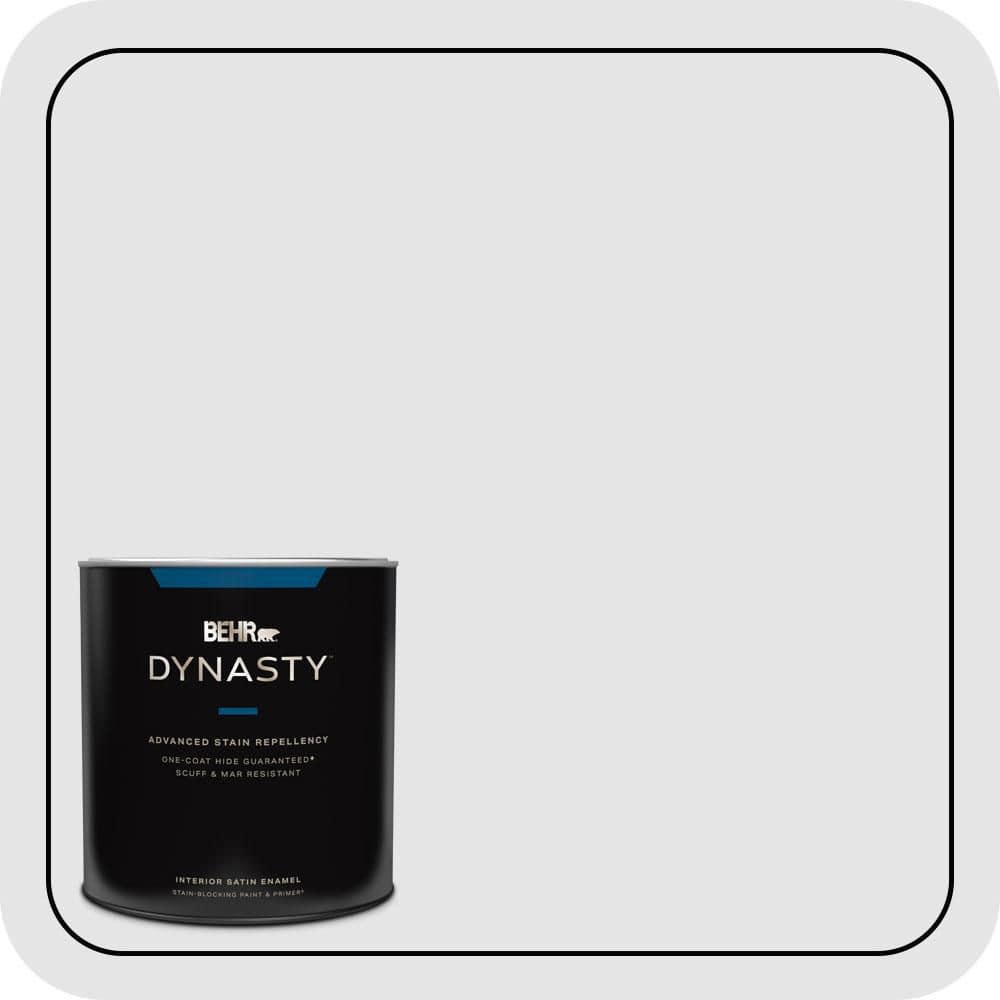 BEHR DYNASTY 1 qt. #ICC-34 Violet Essence Satin Enamel Interior Stain ...