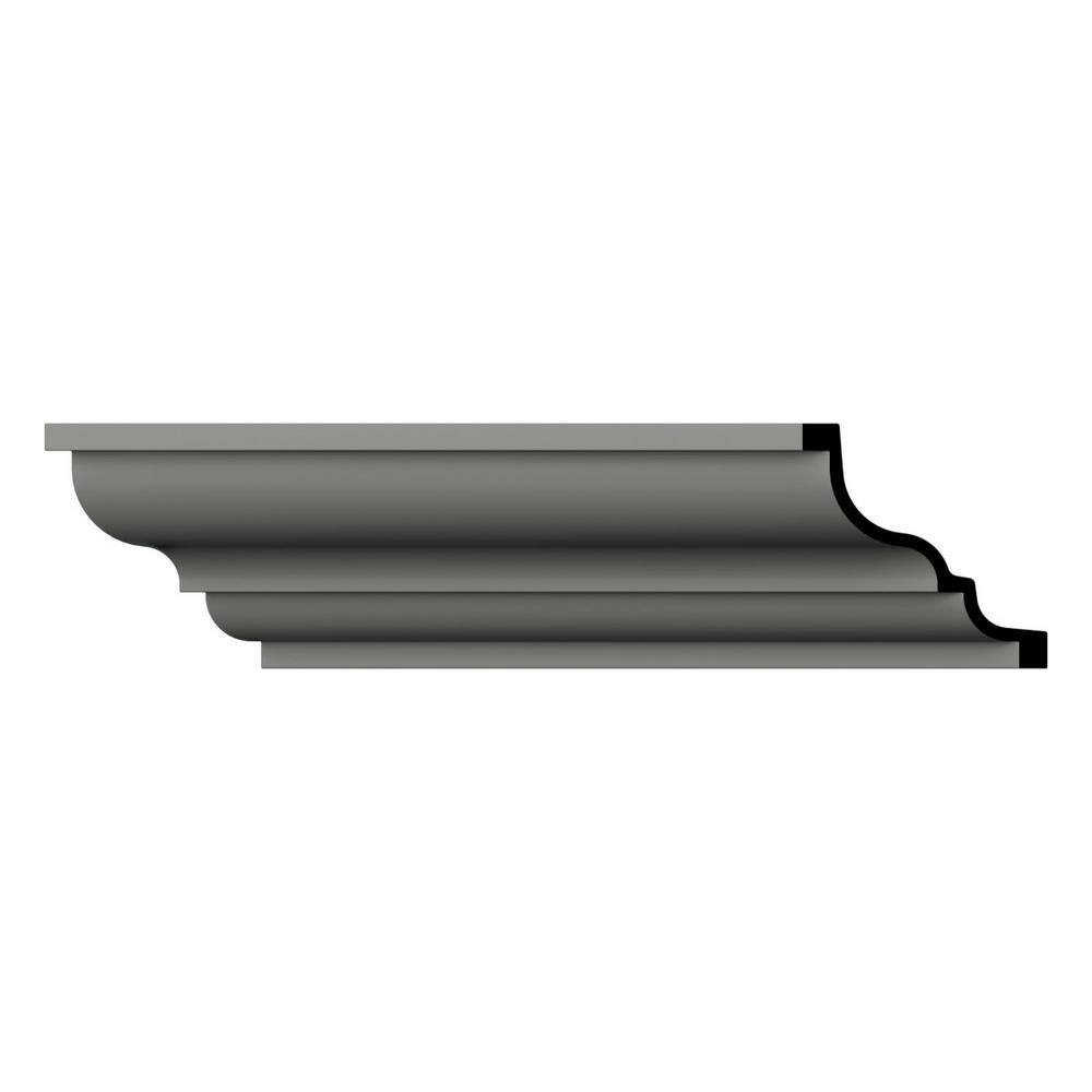 Owen 96" Gray Polyurethane Crown Moulding