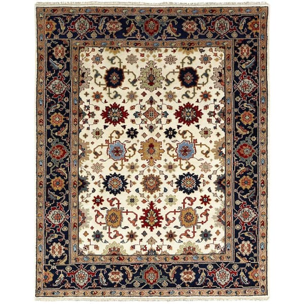 UMBRIA 8 ft. x 11 ft. White Western Area Rug