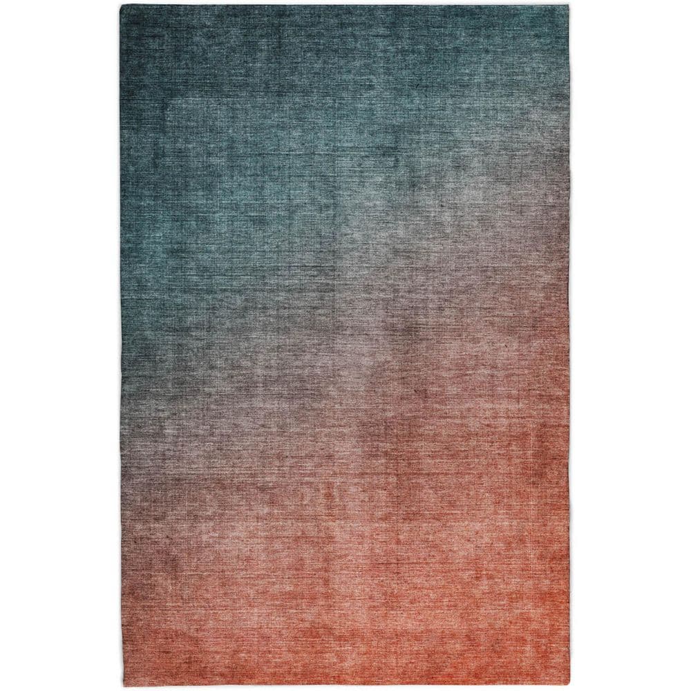 Dream Shag Premium Machine Washable Abstract ADS569 Teal 9 ft. x 12 ft. Area Rug price history on PriceWatchPro