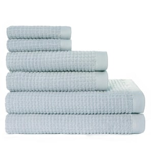 Becky Cameron 6-Piece White Ultra Soft Cotton Bath Towel Set IH