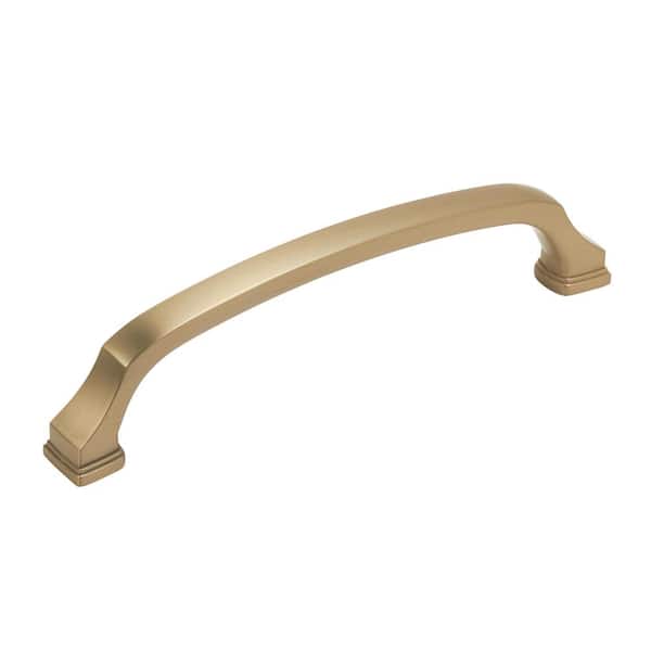 Amerock Revitalize 6-5/16 in. (160mm) Traditional Golden Champagne Arch Cabinet Pull