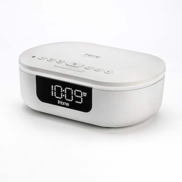 Trunk 101 Digital Clock Bluetooth Speaker - with Wireless Charging,  Multiple Compatibility Modes- Alarm/Aux
