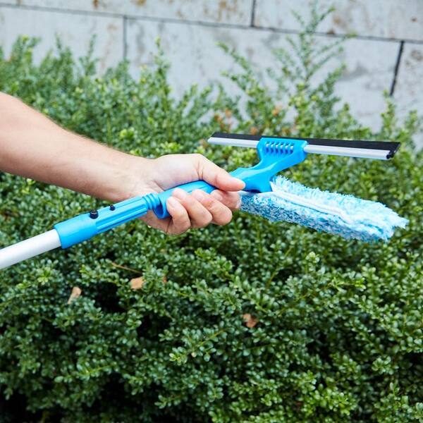 Unger 6 in. 2-in-1 Window Cleaner Squeegee & Scrubber Combi 981600 - The  Home Depot