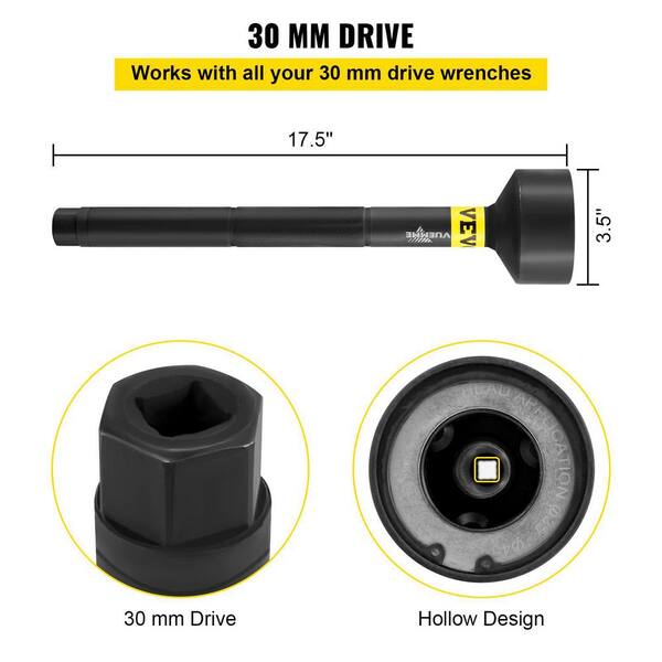 VEVOR 35 mm to 45 mm Drive Tube Inner Tie Rod Tool Universal Tie Rod  Removal Tool Heavy-Duty Steel for Vehicles NHLGGJ1PCPJ2NQC3JV0 - The Home  Depot