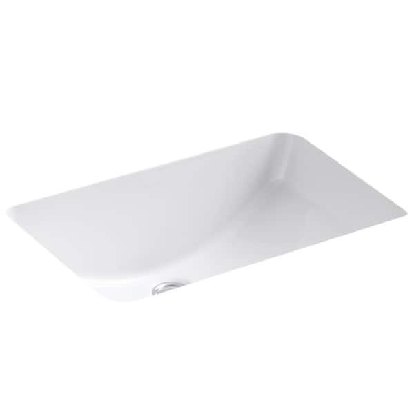 KOHLER Ladena 20-7/8 in. Undermount Bathroom Sink with Glazed Underside in White