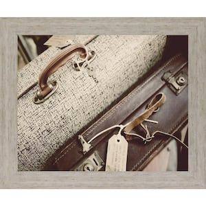 28 in. x 34 in. "Old Travelers" By Gail Peck Framed Print Wall Art