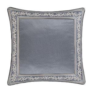 Sondra Powder Blue Polyester Euro Sham 26 x 26 in.