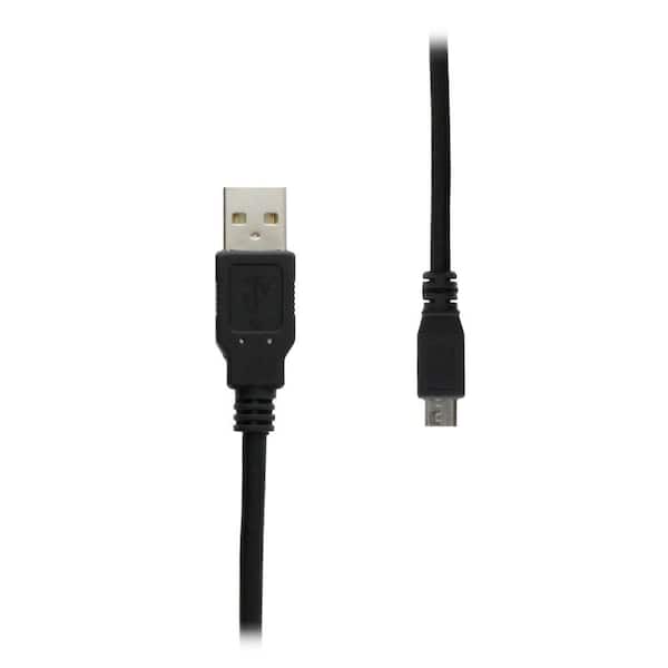 GearIt 10 ft. Hi-Speed USB Male 2.0 A Male to Micro B Male Cable with Lifetime Warranty (2-Pack)