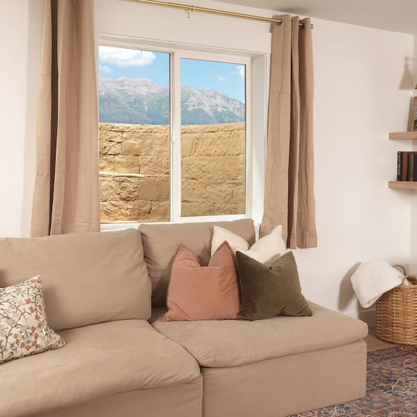 SHAPE PRODUCTS Rockwell 66 in. x 44 in. x 60 in. Tan Composite