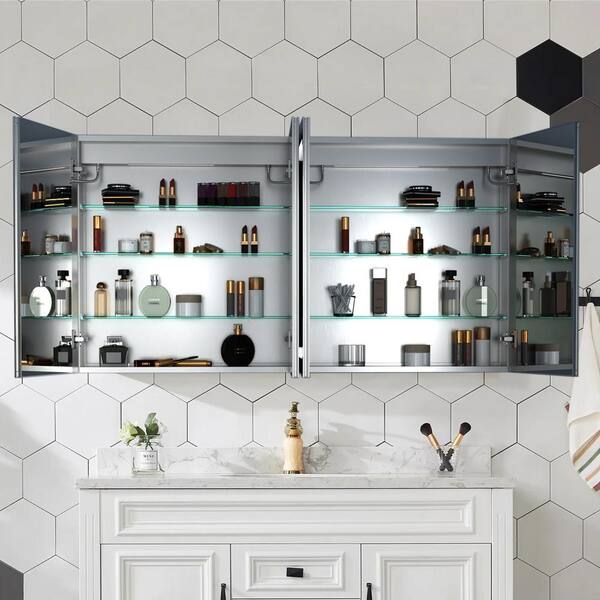 Styleline 16 x 26 Aluminum Shelves Medicine Cabinet - Luxury