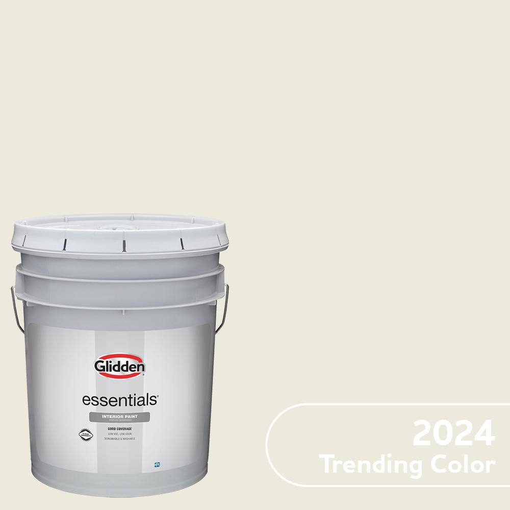 Reviews for Glidden Essentials 5 Gal. PPG1809 Garlic Clove Eggshell