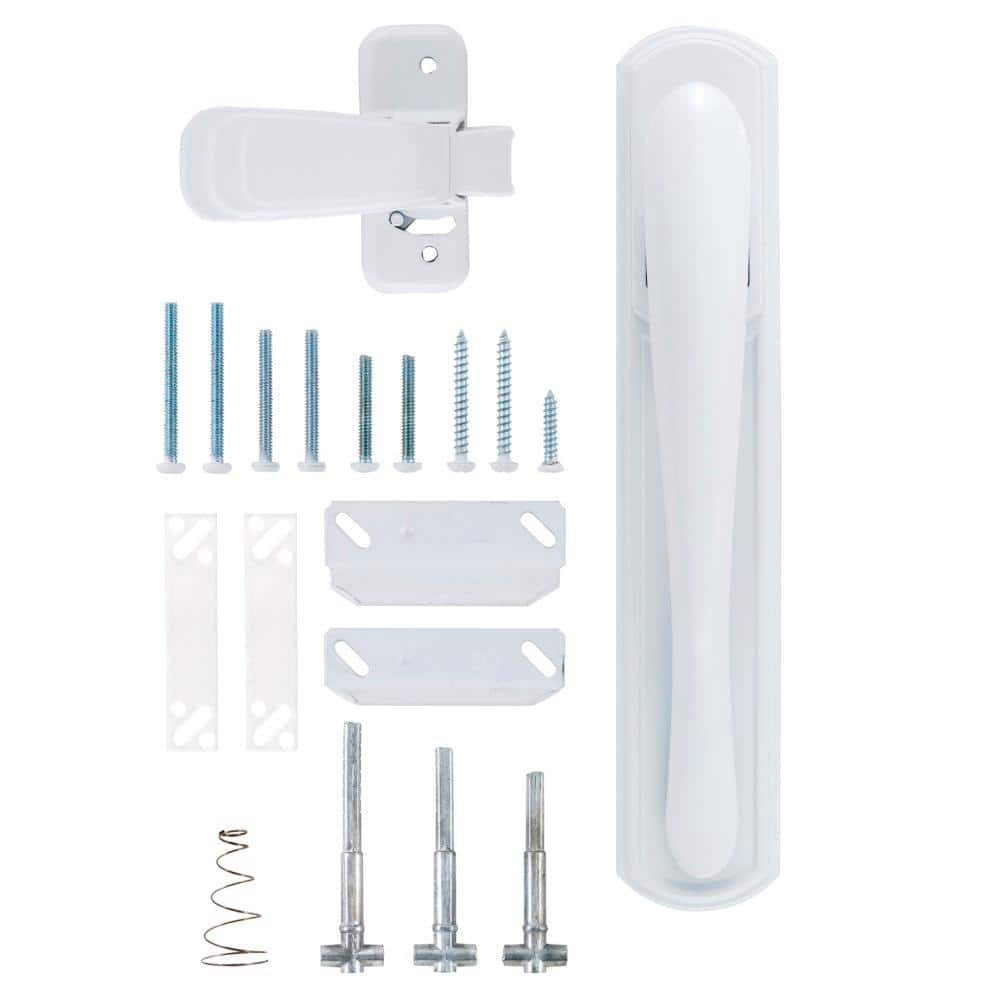 Wright Products VBA213WH Chiusura Per Porta Stile Bayfield, Bianco – Maniglia E Piastra Dal Design Classico Per Migliorare L’Estetica Della Tua Casa - 2