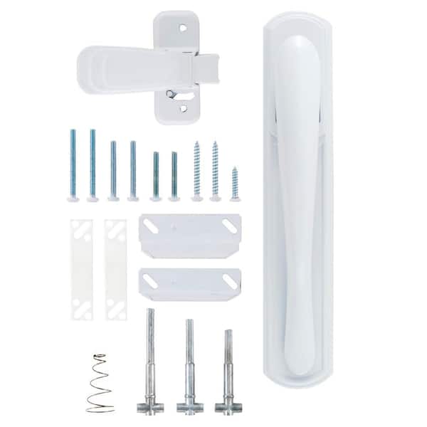Brookfield White Surface Mount Latch
