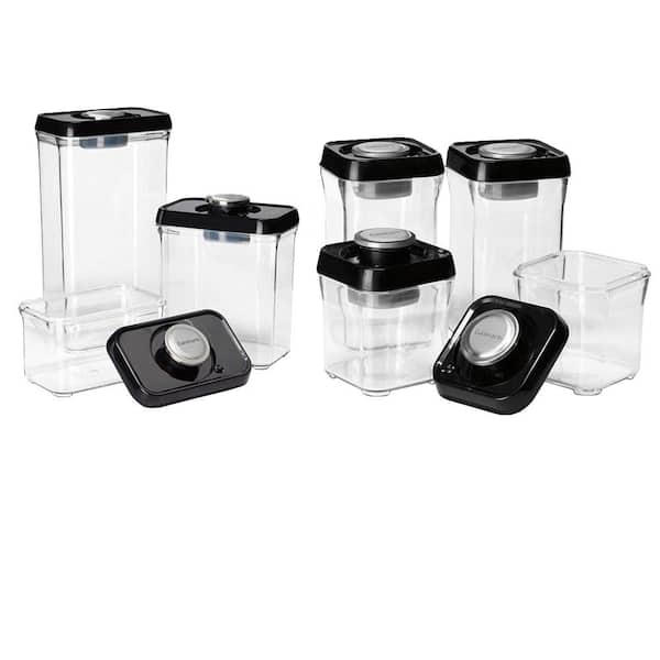 Cuisinart 14-Piece FreshEdge Vacuum-Seal Storage Set in Black/Stainless