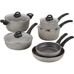 Ballarini Parma 2-Piece Aluminum Ceramic Nonstick Frying Pan Set in Gray  75001-651 - The Home Depot