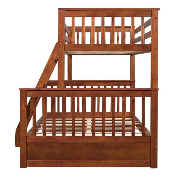 Seafuloy Twin Over Full Bunk Bed With, When To Switch From Twin Full Bed