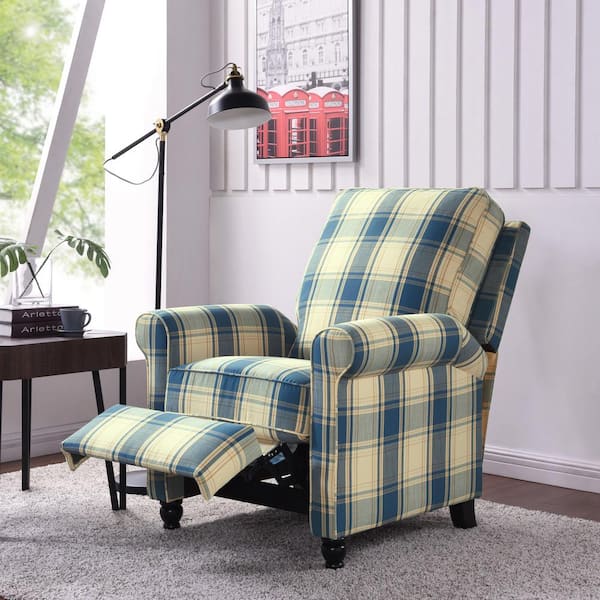 plaid rocker recliners