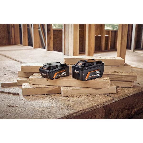 RIDGID 18V 12.0 Ah MAX Output EXP Lithium Ion Battery 2 Pack