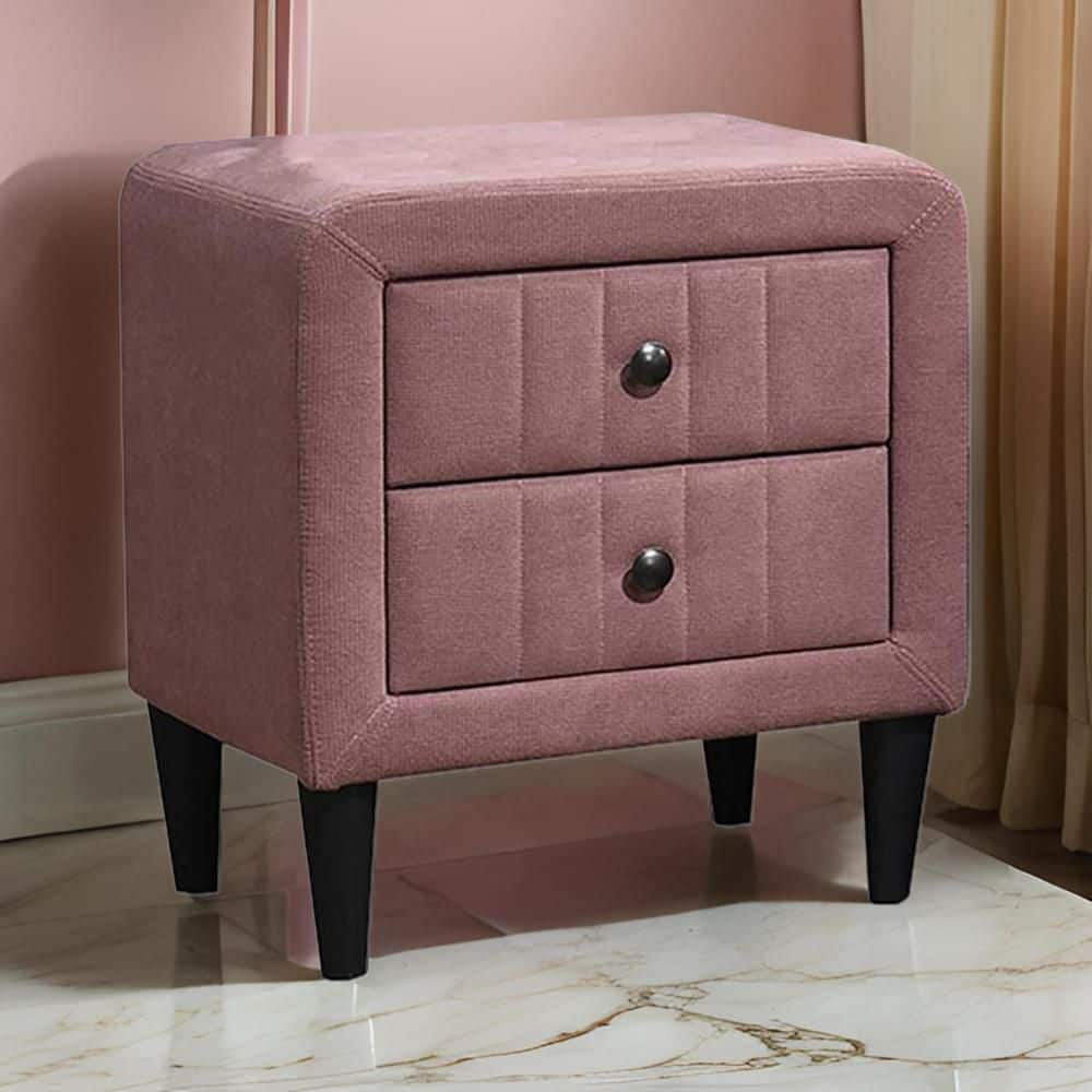Rheo Blush Pink 2-Drawer 20.5 in. W Nightstand price history on PriceWatchPro