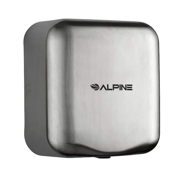 Alpine Industries Hemlock Commercial Brushed Stainless Steel Automatic High Speed Electric Hand Dryer