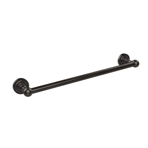 Allied Brass Dottingham Collection 24 in. Towel Bar in Oil Rubbed Bronze
