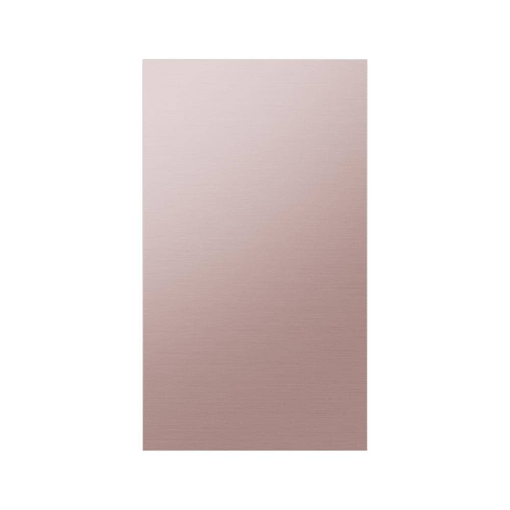 Bespoke Bottom Panel in Champagne Steel for 4-Door Flex French Door Refrige