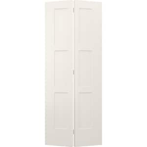 36 in. x 96 in. 3 Panel Birkdale Primed Smooth Hollow Core Molded Composite Interior Closet Bi-fold Door
