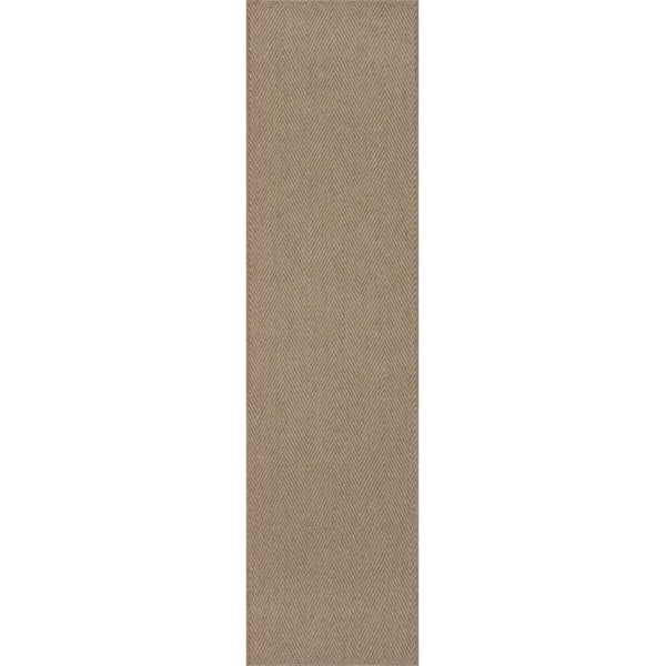 Addison Rugs Harper 2 Putty 2 ft. 6 in. x 20 ft. Runner Rug