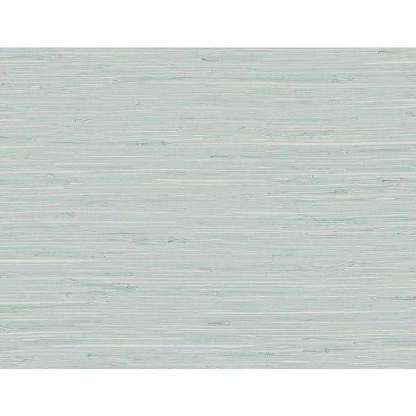 DuPont 60.75 sq. ft. Tedlar Pale Sky Marion Faux Arrowroot High Performance Vinyl Unpasted Wallpaper Roll