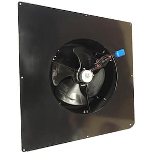 20-Watt 1280 CFM Gray Solar Powered Attic Fan