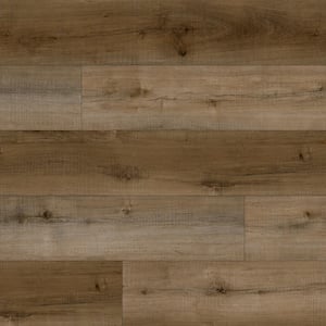 Breens Oak 12 MIL x 7.1 in. W x 48 in. L Click Lock Waterproof Luxury Vinyl Plank Flooring (23.8 sqft/case)