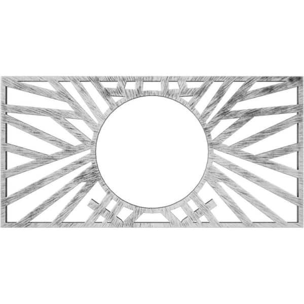 Ekena Millwork 1 in. x 34 in. x 17 in PVC Medallion Moulding