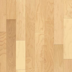 Prestige Natural Maple 3/4 in. Thick x 3-1/4 in. Wide x Varying Length Solid Hardwood Flooring (22 sqft / case)