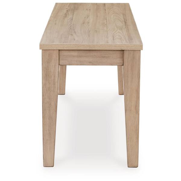 Gleanville Dining Bench - Light Brown - (D511-00) Gleanville Dining Bench - Light Brown - (D511-00)