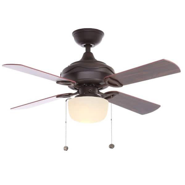 Hampton Bay Courtney 42 in. Indoor Oil Rubbed Bronze Ceiling Fan with Light Kit