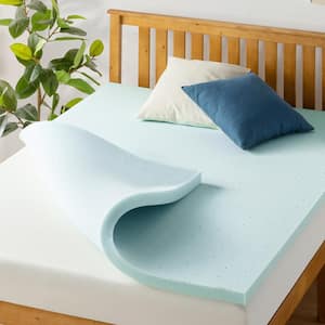 1.5 in. King Cooling Gel Ventilated Memory Foam Mattress Topper