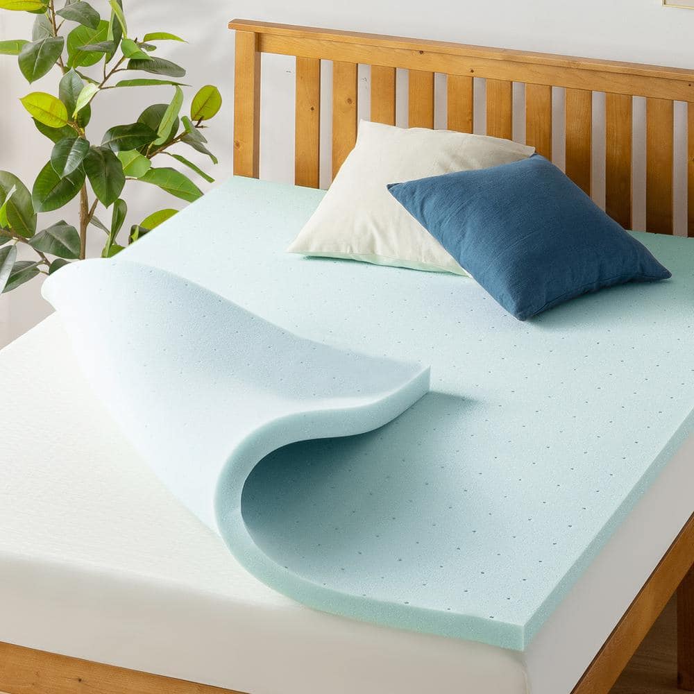 MELLOW 1.5 in. Full Cooling Gel Ventilated Memory Foam Mattress