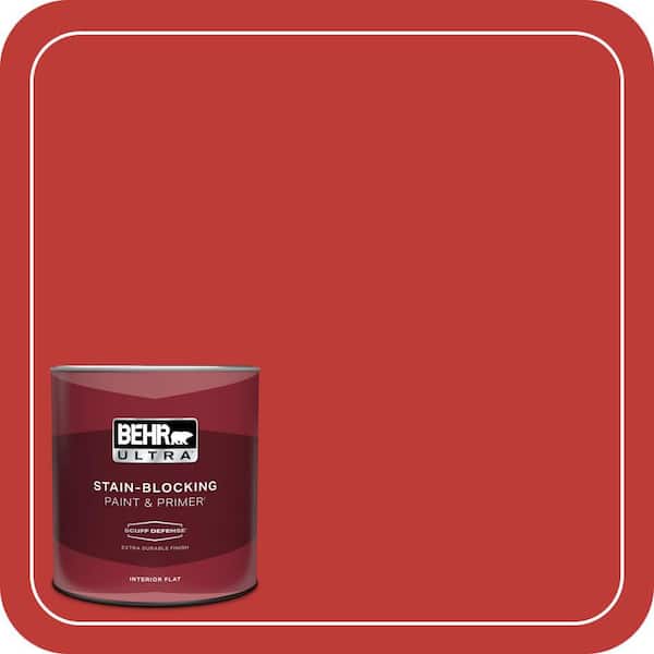 BEHR ULTRA 1 qt. #P150-7 Flirt Alert Extra Durable Flat Interior Paint & Primer