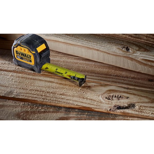 DEWALT Tough Tape 16 ft. x 1-1/4 in. Tape Measure DWHT36916S - The Home  Depot