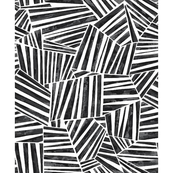 Seabrook Designs Ash Alpi Abstract Unpasted Paper Nonwoven Wallpaper Roll 57.5 sq. ft.
