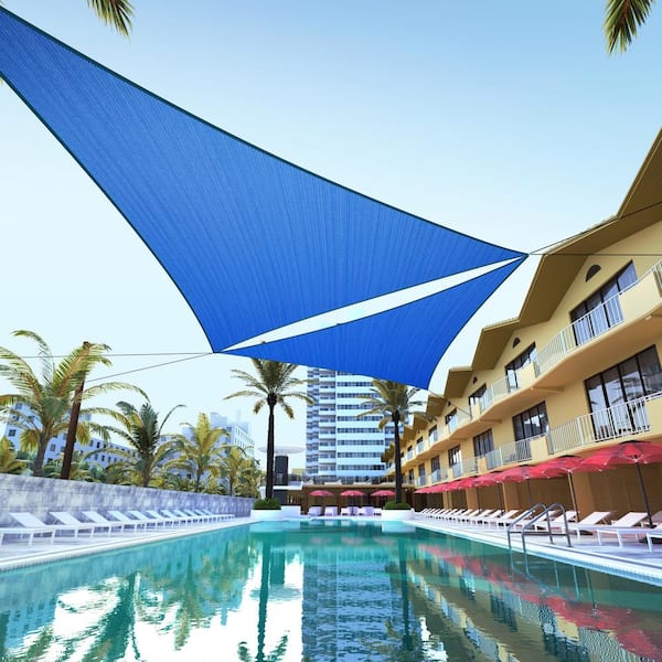 190 GSM  Equilateral Triangle Sun Shade Sail Screen Canopy, Outdoor Patio and Pergola Cover