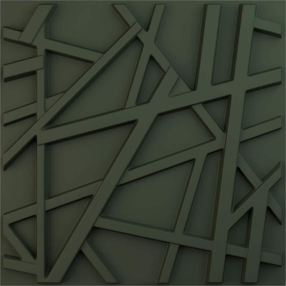 "19-5/8""W x 19-5/8""H Evergreen EnduraWall Decorative 3D Wall Panel, Satin Hunt Club Green (Covers 2.67 Sq.Ft.)" price history on PriceWatchPro